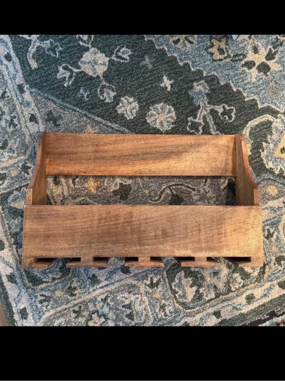 Wooden Wine and Wine Glass Hanging Shelf Wall Decor